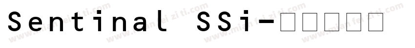 Sentinal SSi字体转换